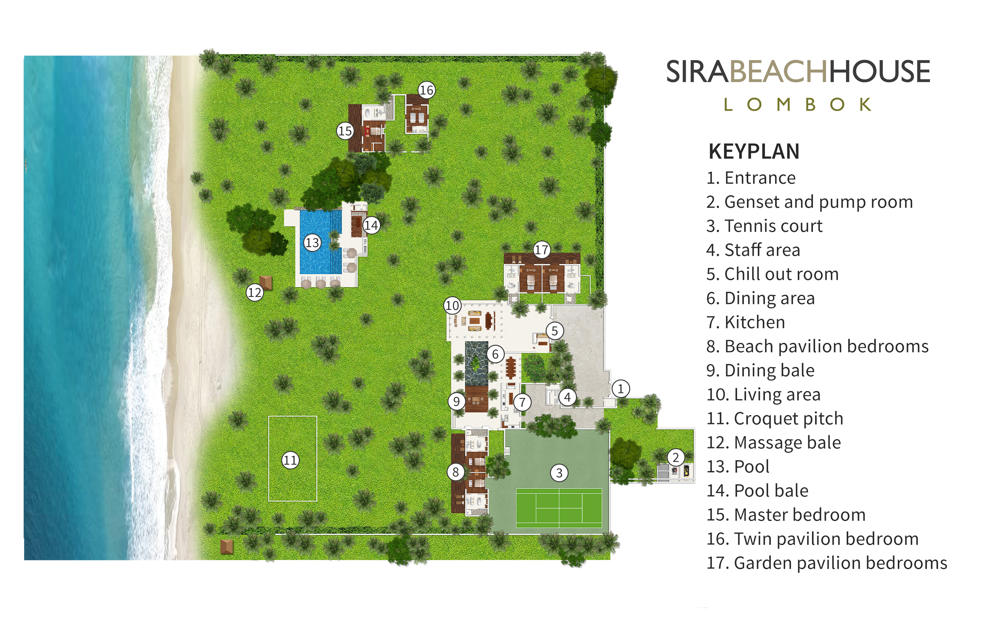 Sira Beach House - Floorplan